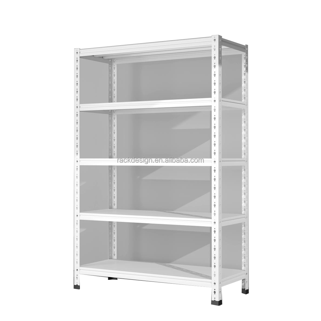 5 Level Boltless Corner Metal Racks Storage Warehouse Logistics Shelf Storage Rack Shelves Wholesale Slotted Angle Rack