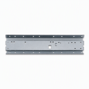 OEM Custom Precision Stamping U Shape Channel Bracket Galvanized Steel Hardware Industrial Shelf Support Rail Metal Parts