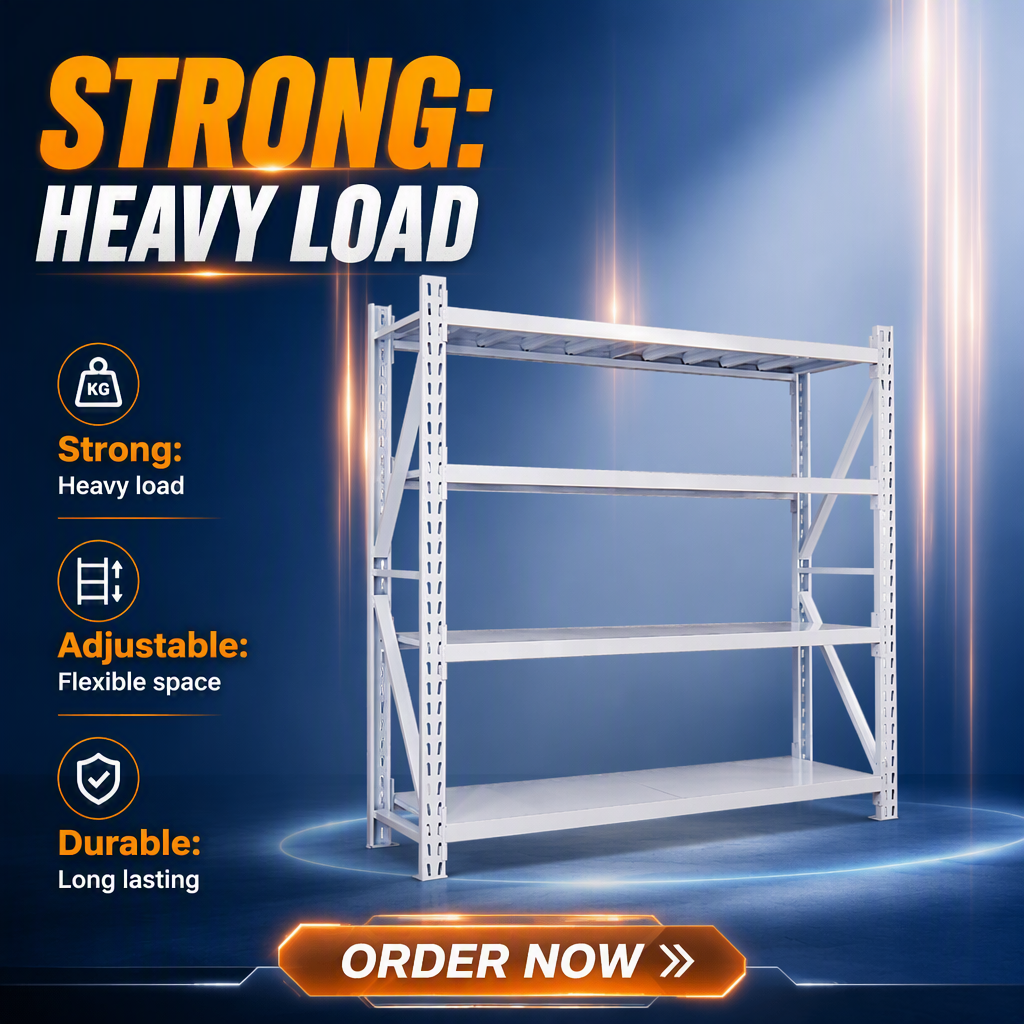 Shibang Multi Layer Adjustable Steel Heavy Duty Warehouse Industrial Storage Rack