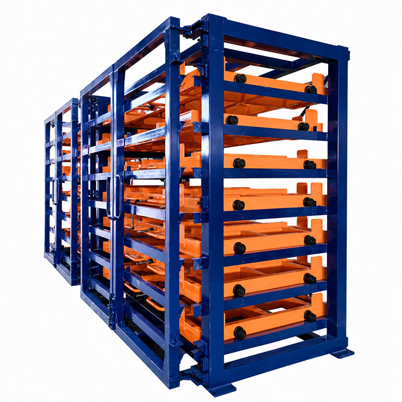 Adjustable Movable Steel Selective Pallet Rack with 2 Layers ESd Protection Electric Mobile Racking System for Industrial Use