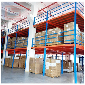 Heavy Duty Mezzanine Racking System Custom Industrial Storage Shelves and Platform