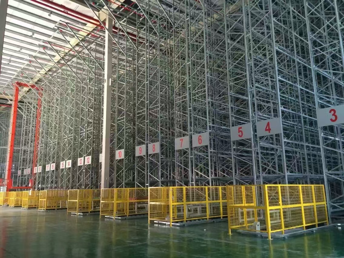 AS/RS Automated Storage and Retrieval System, High Bay Heavy Duty Pallet Rack for Automated Warehouse