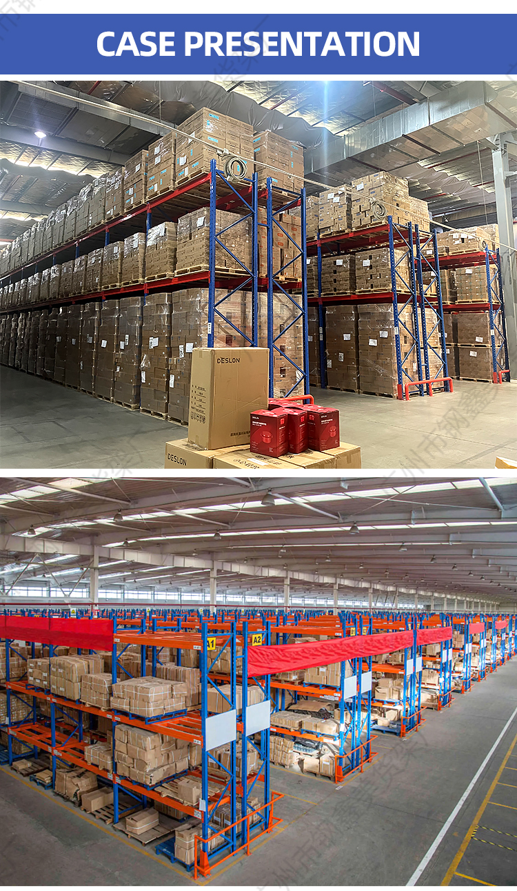Multi-tier pallet storage rack