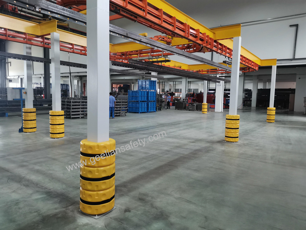 Reflective Safety Protector for Pallet Racking Uprights Customized Colors Wholesale Column Corner Guard Racking Post Protector