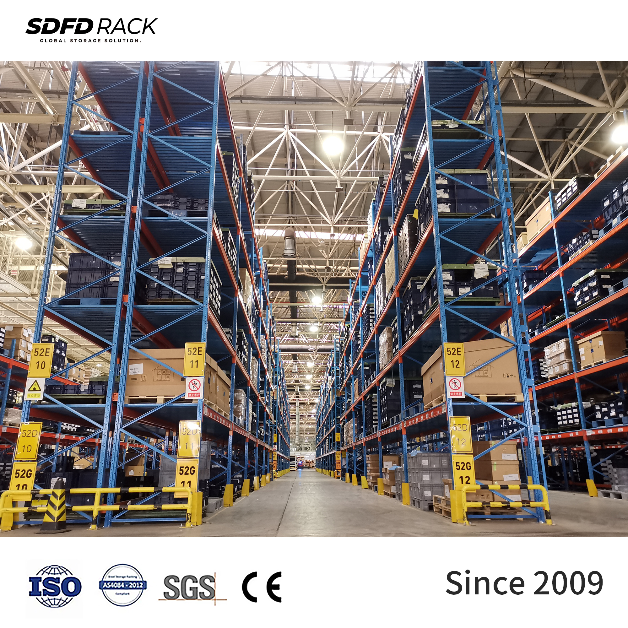 Adjustable High Quality Heavy Duty Selective Pallet Racking 3000KG Load Industrial Warehouse Heavy Duty Storage Pallet Racks