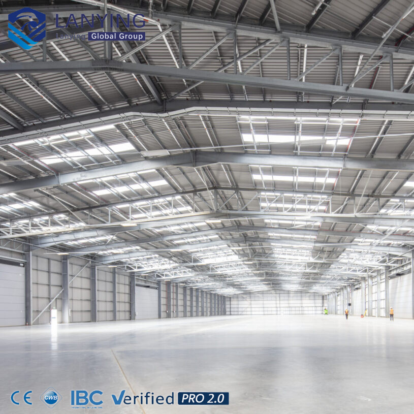Steel Structure Warehouse Prefabricated Heavy Steel Building For Industrial Storage Steel Structure Facility