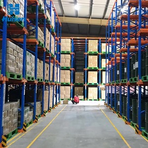 Reliable Durable Heavy-Load Industrial Steel Pallet Rack System Customizable Multi-Level ISO Certified Overseas Shelves Racking