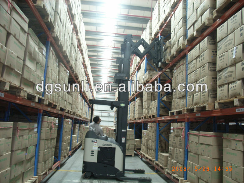 ShunLi Adjustable Steel Powder Coated High-Density Storage Warehouse Rack Double Deep Selective Pallet Racking Shelf Beam Racks