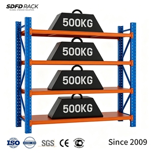 Industrial Steel Multi-Level Stacking Storage Carpet Roll Display
