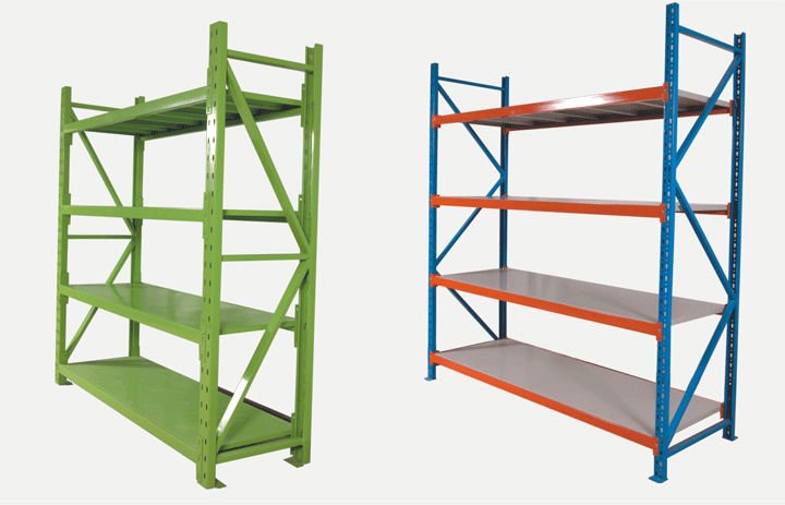 Mracking Adjustable Boltless Racks Industrial Light Duty Shelf Pallet Shelving Stacking Racks Shelves Warehouse Storage Rack