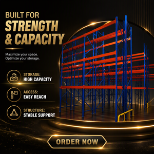 High Density Narrow Aisle Pallet Racking