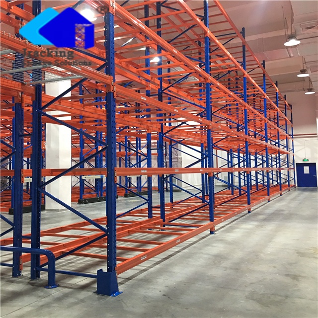 Jracking Metal Q355B 50mm Pitch EURO Pallet Rack Common Usage In Various Industry Warehouses