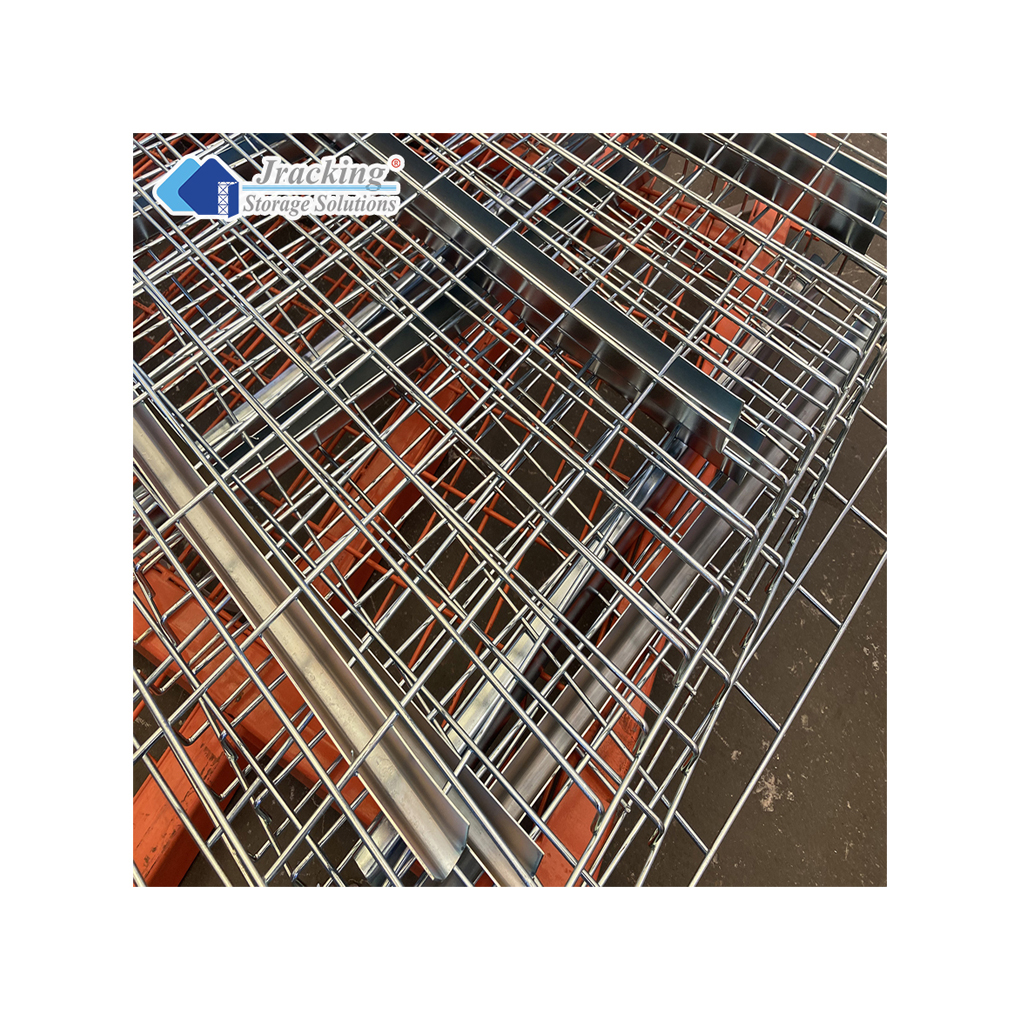 Wholesale Professional Strong Wire Mesh Garage Decking Pallet Board Low Price Selective Pallet Rack with Waterfall Racking
