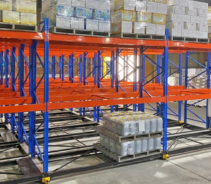 INDUSTRIAL MOBILE RACKING SOLUTION Easily Move and Sort Heavy-duty Charge (up to 8000 Lbs). Reclaim Space