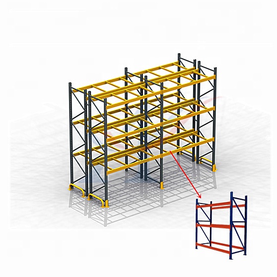 High Quality Heavy Duty Steel Q235 Warehouse Racking System with 500-1500kg Per Layer Capacity Customizable