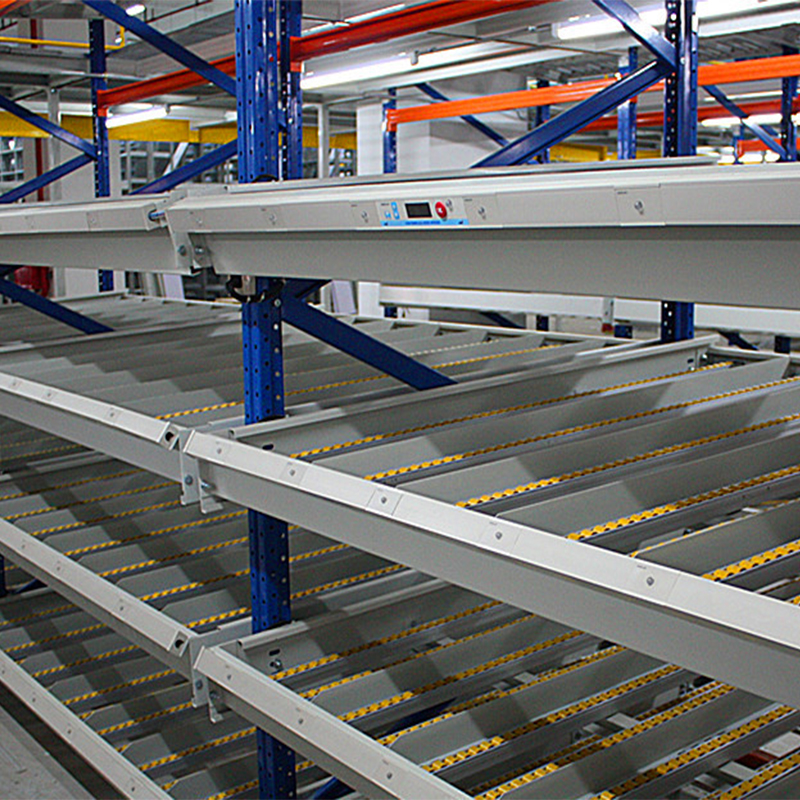 Factory Price Heavy-Duty 5-Layer Steel Gravity Flow Rack Corrosion Protection Powder Coated Finish for Logistics Warehousing