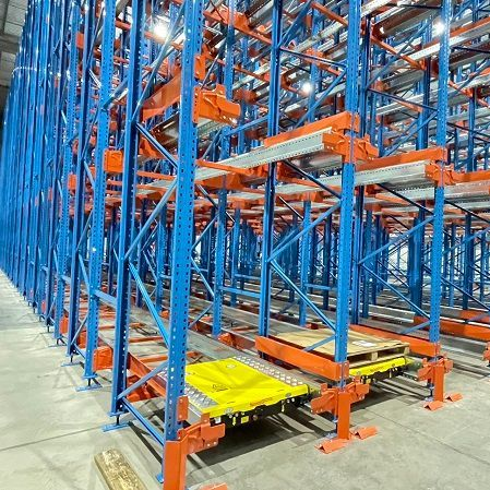 Fully Automated Radio Shuttle Racking Featuring High-Speed Shuttle Cart for Modern Logistics Distribution Centers