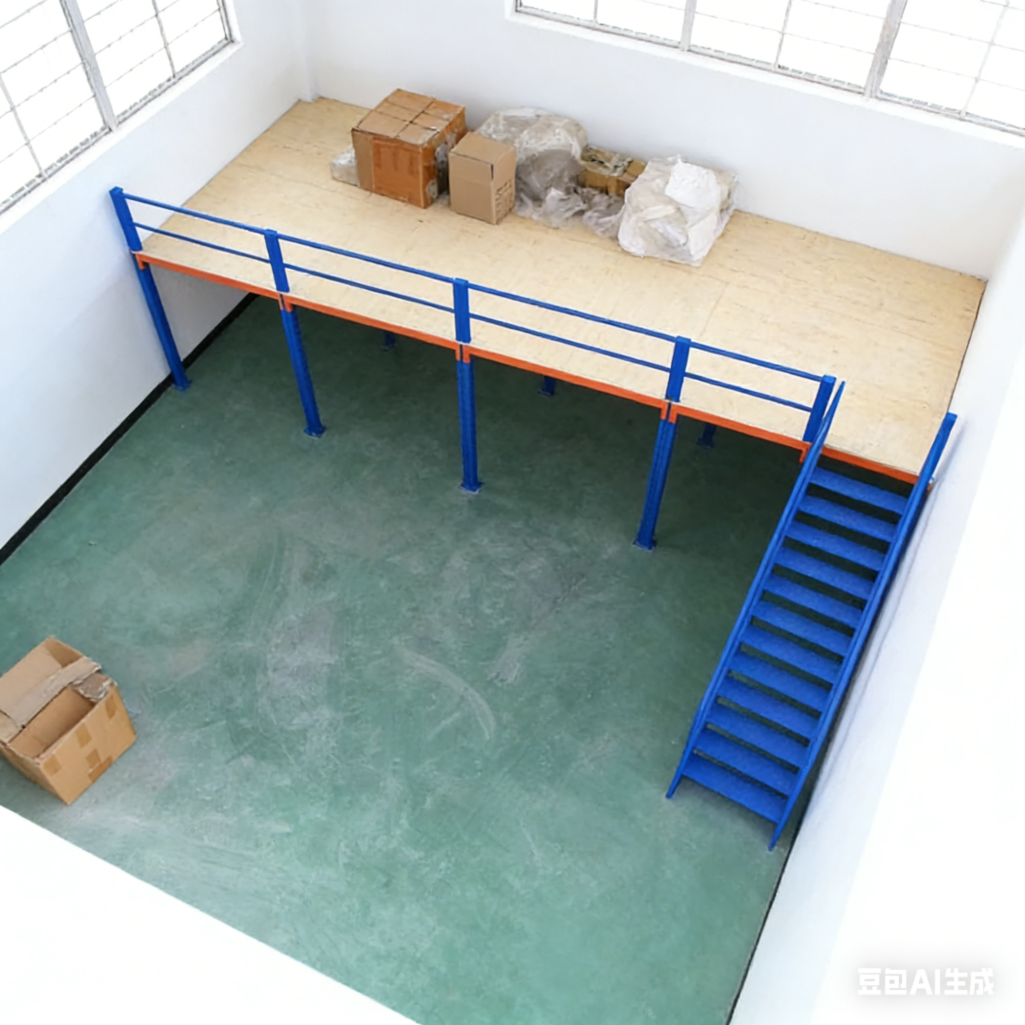 Pace-Saving Industrial Mezzanine Platform Heavy Duty Multi-level Warehouse Steel Floor Customized Corrosion Protected