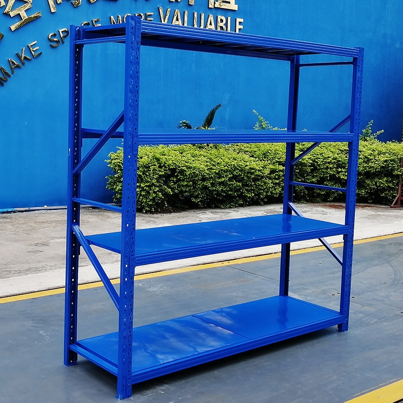 Multi-tier Light Medium Heavy-Duty Warehouse Shelving; Steel Racking Storage Rooms; Thickened Floor-Standing Storage Racks China