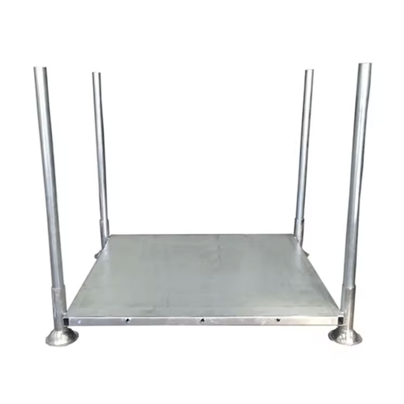 Customizable Heavy Duty Galvanized Stacking Rack Warehouse Factory Logistics Steel Pallet Rack Stillage