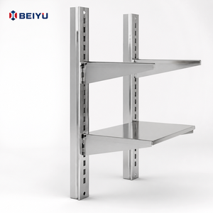 Custom Roll-Formed Refrigeration Shelf Support Rail Sheet Metal Fabrication Steel Storage Rack Components Commercial Powder