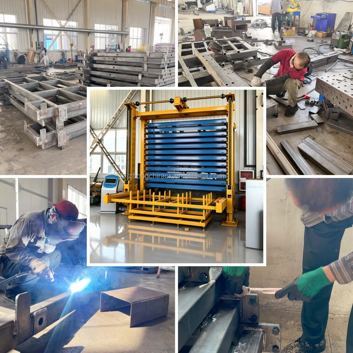 Automatic Warehouse Storage Rack System Scene View 1