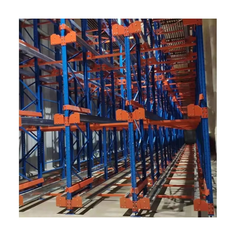 High Efficiency Auto Rack Shuttles Warehouse Racking Stacking Racks & Shelves Storages Rack Pallet Shuttle System