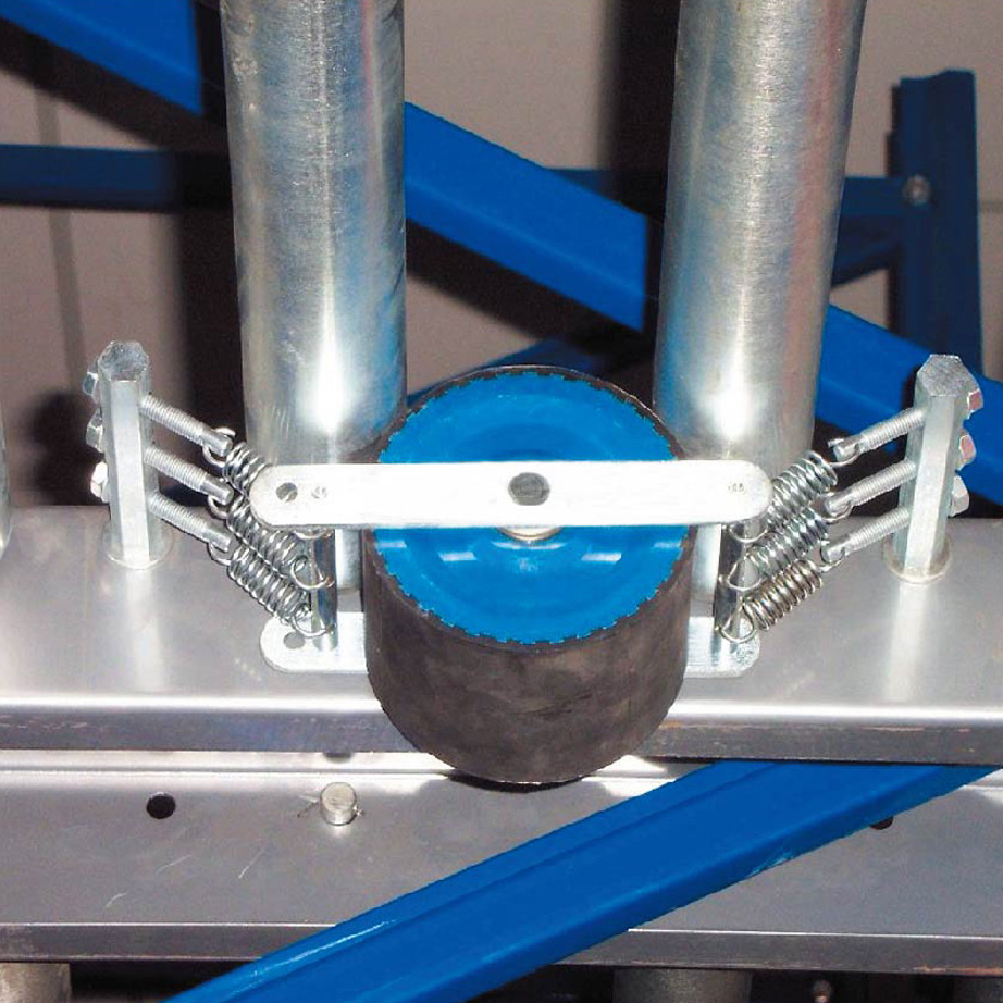 Reinforced Adjustable Gravity Flow Steel Pallet Racking FIFO Design Powder Coated Industrial Warehouse Logistics Racks