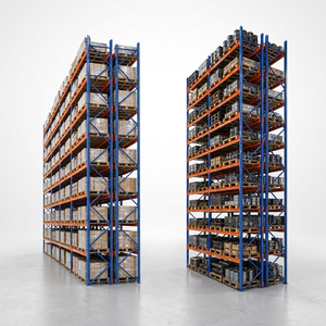 Industrial Metal Warehouse Racking System Drive Pallet Storage Drive-In Pallet Rack Shelves for Industrial