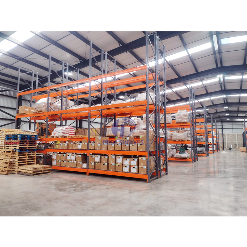 Customization Pallet Racking System Beams Metal Pallet Storage Racking Push Back Pallet Racking Narrow Aisle Pallet Racking