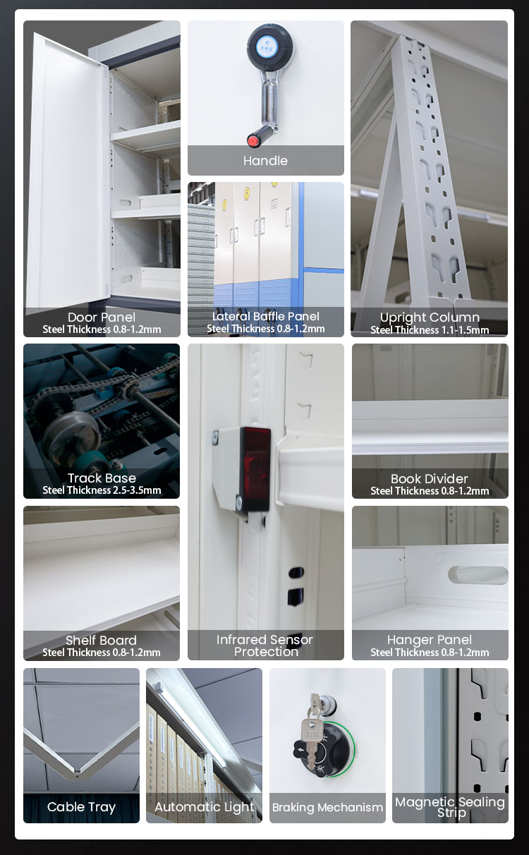 Mobile Shelving System Detail 2
