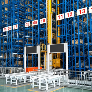 AS/RS Automated Storage and Retrieval System, High Bay Heavy Duty Pallet Rack for Automated Warehouse