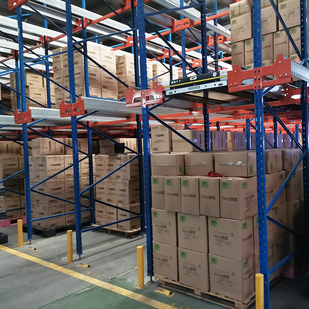 Automatic Warehouse Mobile Storage Heavy Duty Pallet Shuttle Racking Mobile Pallet Racking Systems