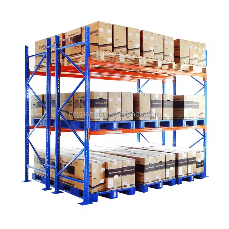 Customized Industrial Storage Rack Drive-In Pallet Steel and Metal Corrosion Protection for Warehouse Shelves System