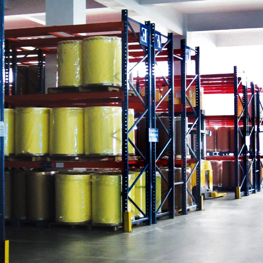Double Deep Steel Pallet Racks Corrosion Protection Heavy Duty Stable Structure Warehouse Storage System for Logistics